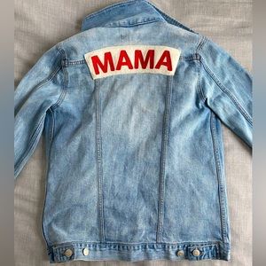 Ingrid and Isabel Mama denim jacket - size S